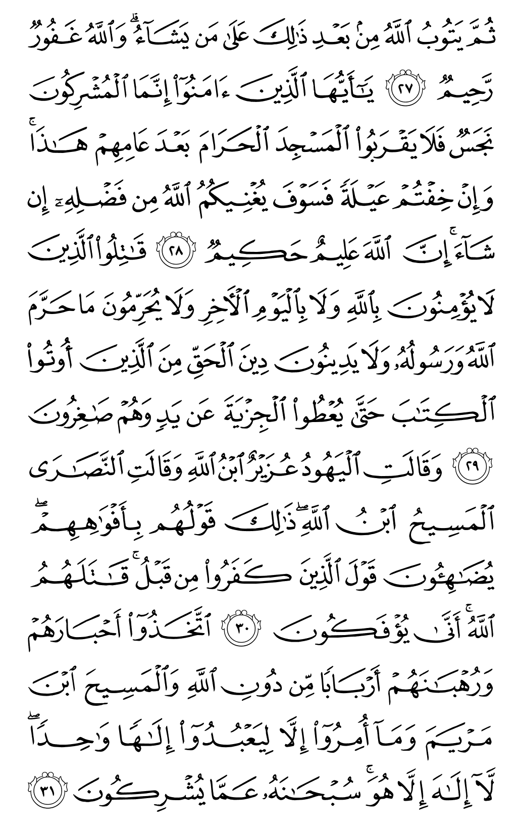 Quran Page 191